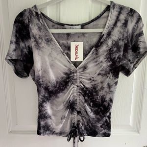 T.J. Maxx Acid Wash Short Sleeve Top
